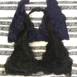 HALTER BRALETTES SET